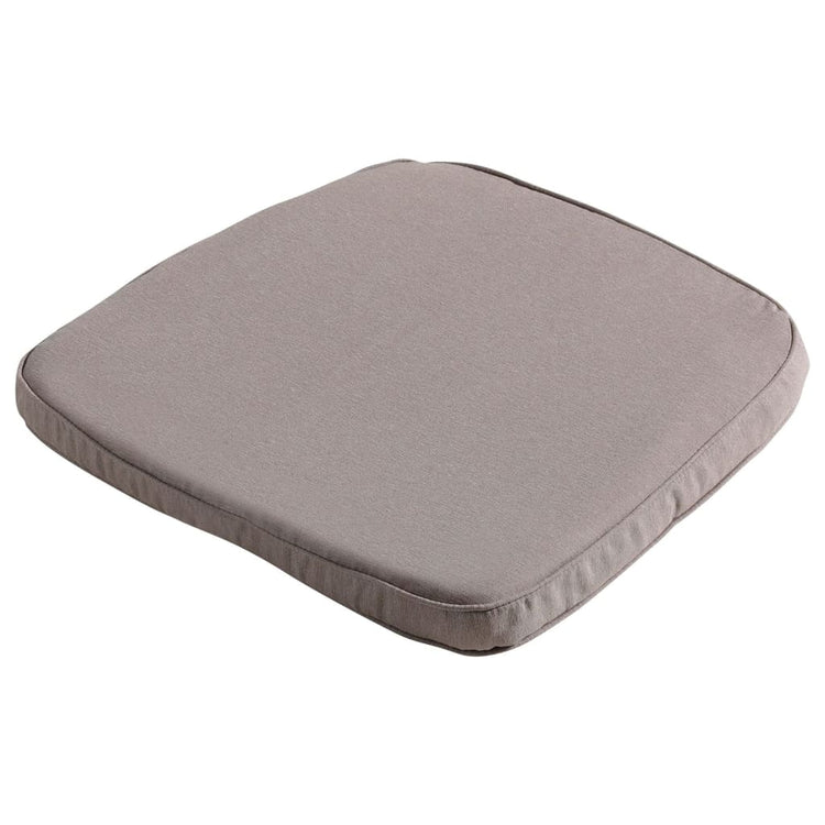 Madison Seat Cushion pour chaise de jardin en osier Panama 48x48 cm taupe