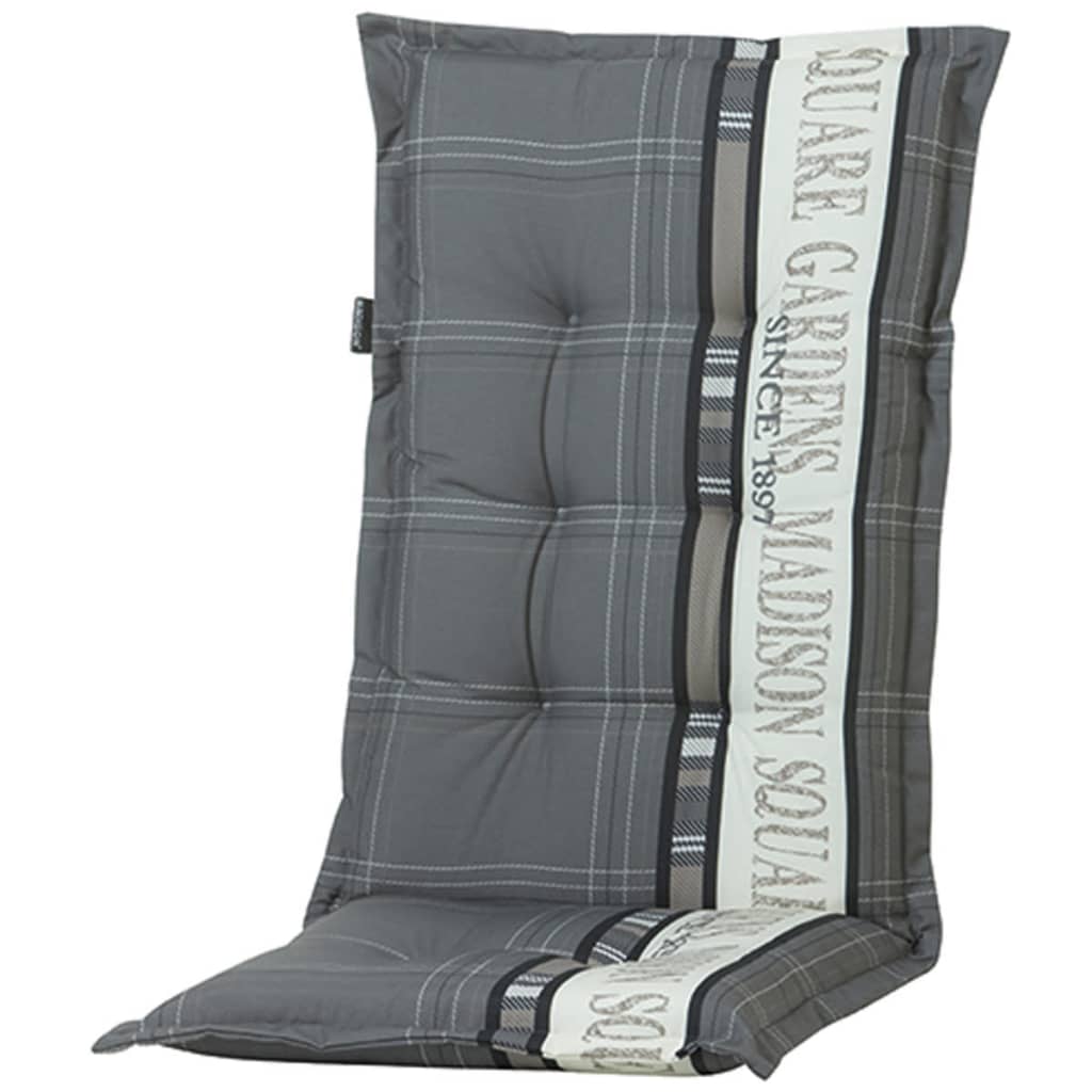 Coussin de chaise Madison avec jardin à dos haut 123x50 cm Grey Phosa056