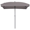 Madison Parasol Patmos luxueux rectangulaire 210x140 cm taupe