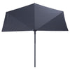 Madison Balcony Parasol Sun Wave 270x150 cm Gray PAC3P014