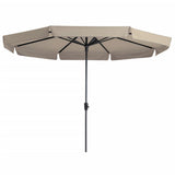 Madison Parasol Syros Luxury Environ 350 cm ECRU - afbeelding 1
