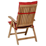 Coussin de chaise Madison avec un dos haut Panama 123x50 cm Brick Red - afbeelding 3