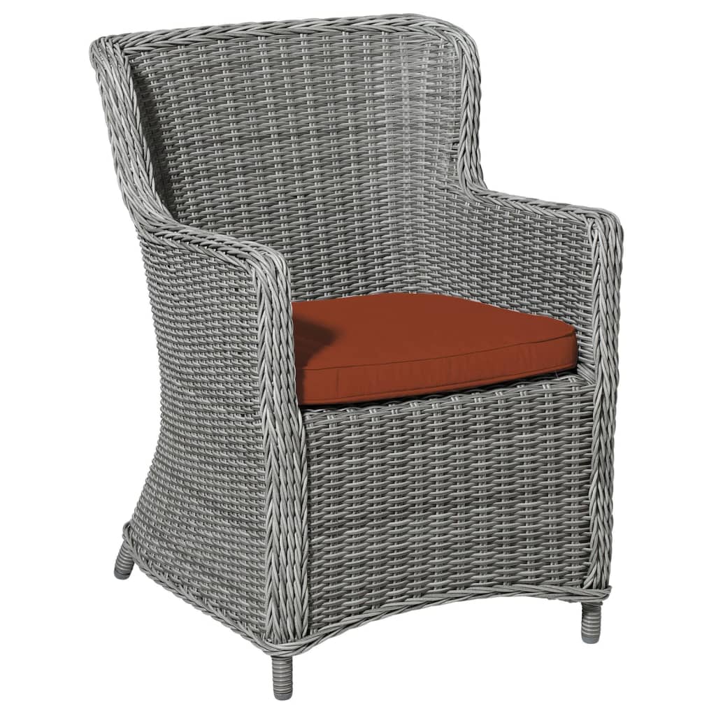 Madison Seat Cushion pour chaise de jardin en osier Panama 48x48 cm en terre cuite