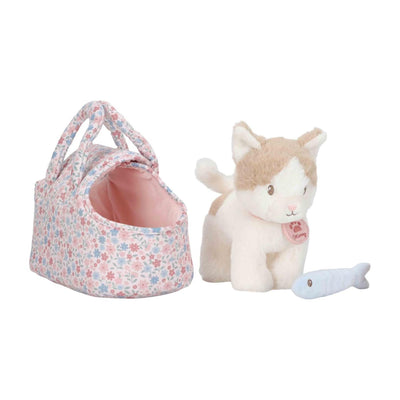 Petite peluche hollandaise chat Marley dans un sac