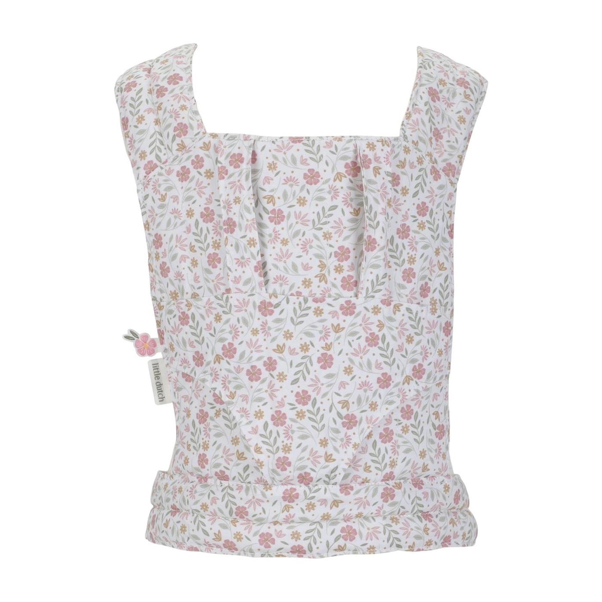 Petit porte-poupée hollandais fleurs tendres