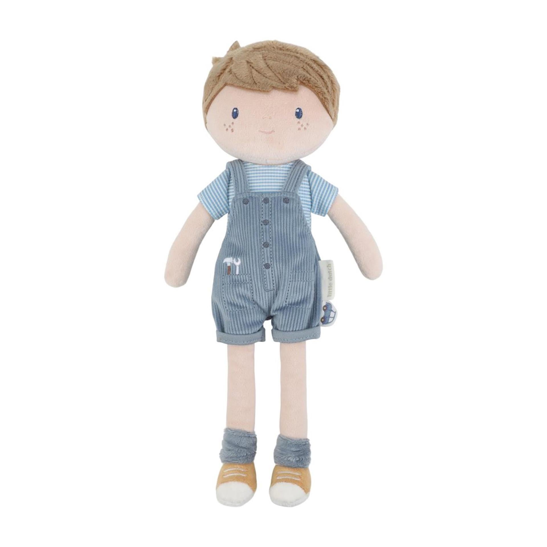Petite poupée câline hollandaise Jim 34cm