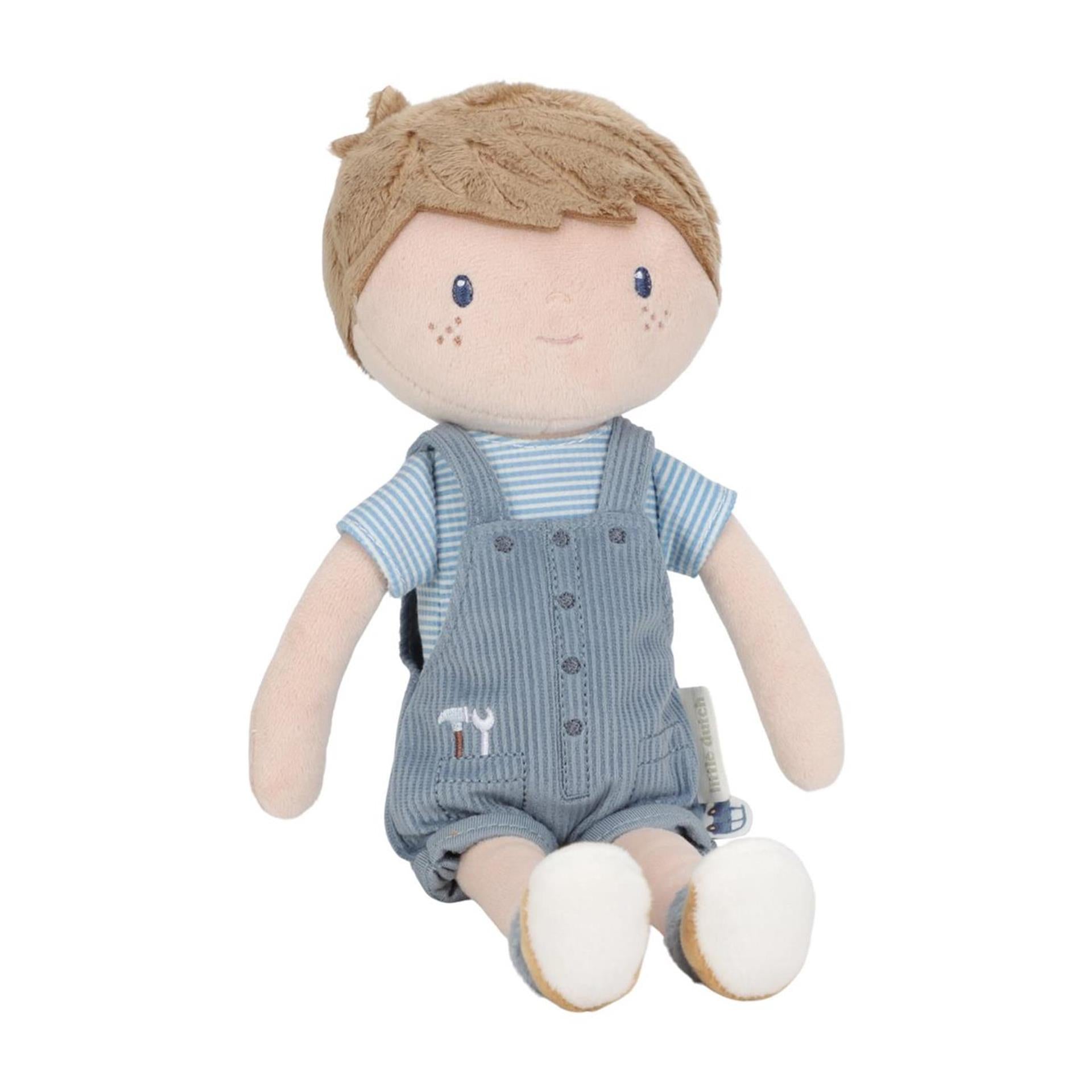 Petite poupée câline hollandaise Jim 34cm