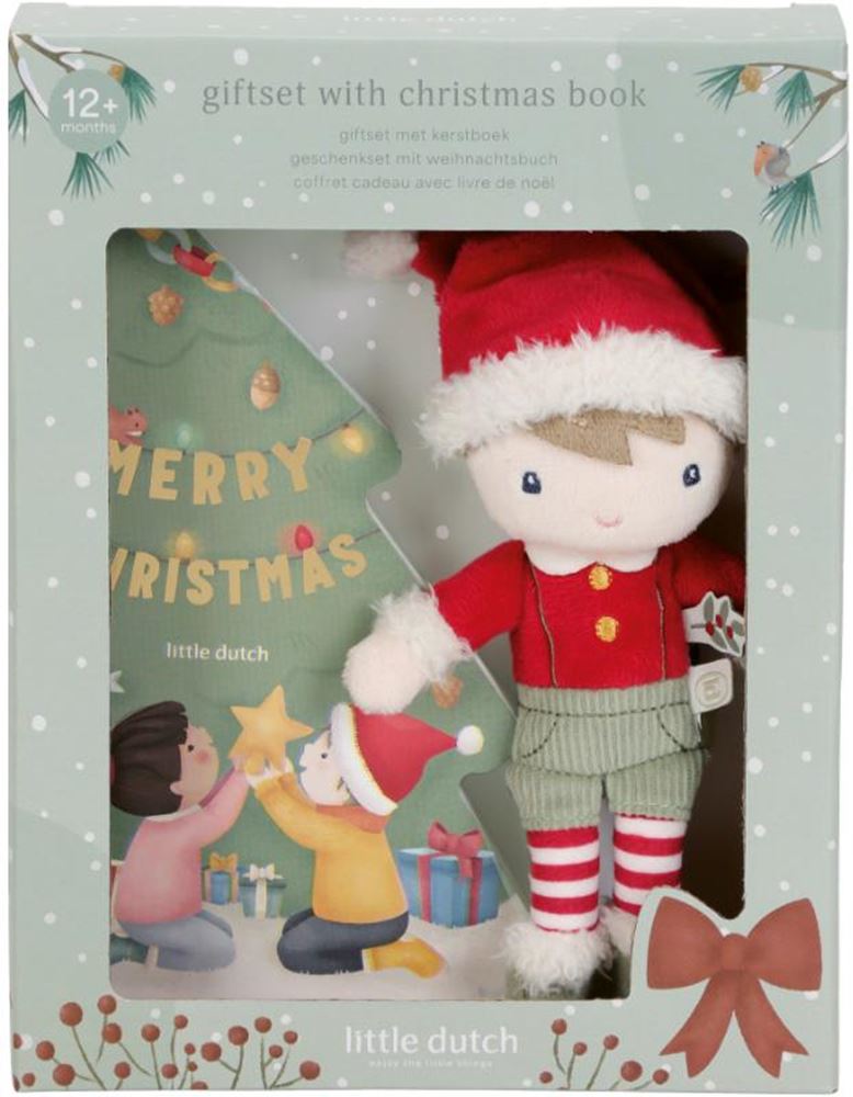 Little Dutch - Coffret cadeau de Noël. livre+knu