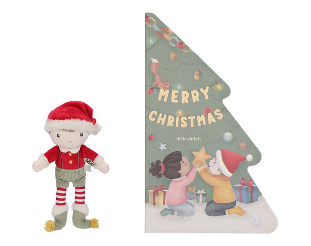Little Dutch - Coffret cadeau de Noël. livre+knu
