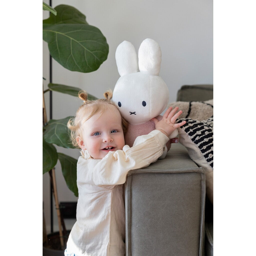 Miffy peluche 35 cm rose