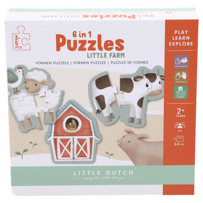 Petite ferme néerlandaise 6in1 puzzle 3-5 pièces