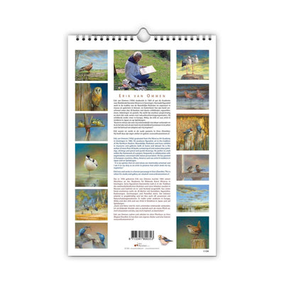 Calendrier d'anniversaire Comello oiseaux format A4