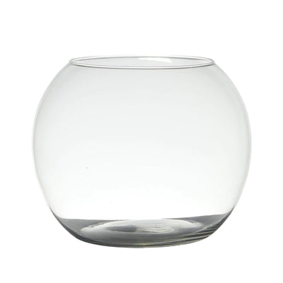 Vase boule à bulles en verre Hakbijl ø25xh20cm