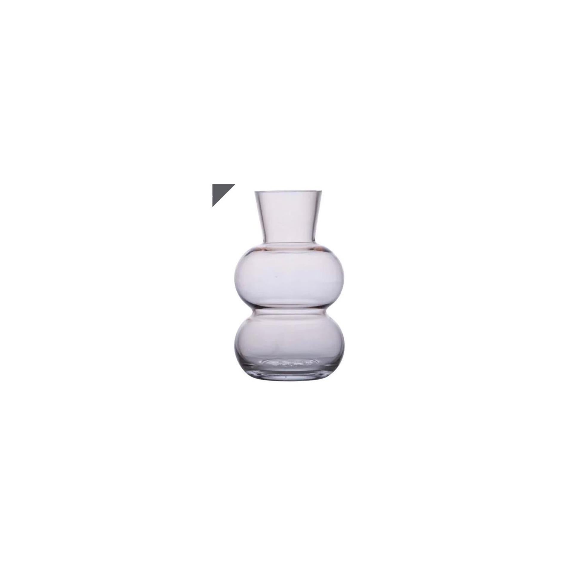 B-living vase verre amalia ø12x20cm beige