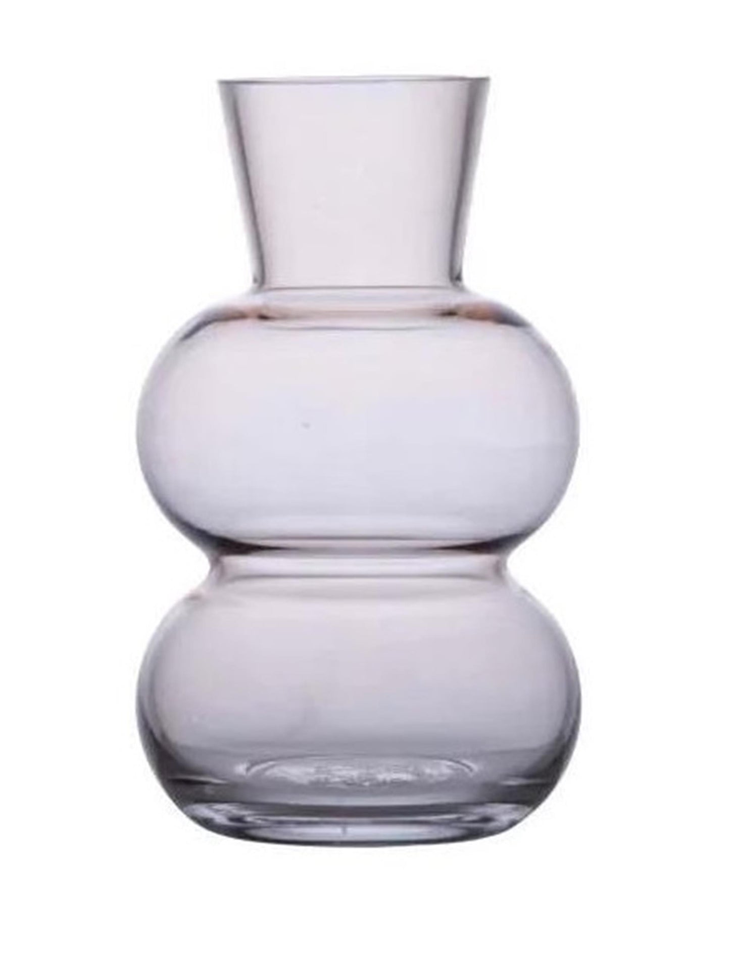 B-living vase verre amalia ø12x20cm beige
