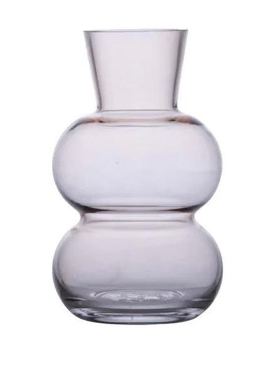 B-living vase verre amalia ø12x20cm beige
