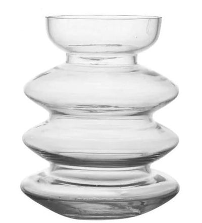 B-living vase verre aline ø15,7xh25,3cm clair