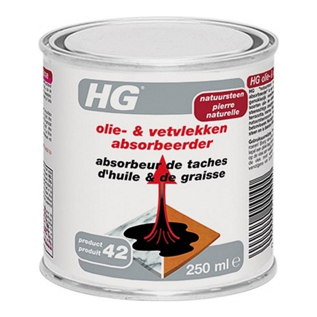HG HG Absorbeur de taches grasses d'huile 250 ml