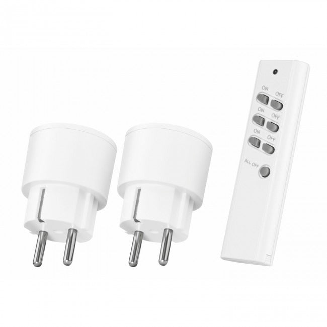Cliquez sur Cliquez sur Switch Régler les plugs sans fil 2 avec télécommande