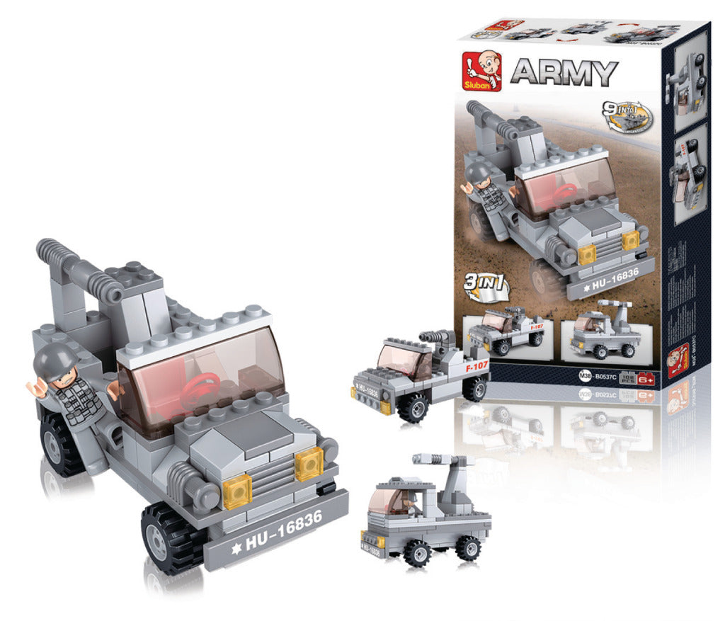 SLUBAN M38-B0537C 3IN1 ROCKET Launch Vehicle 102-Piece