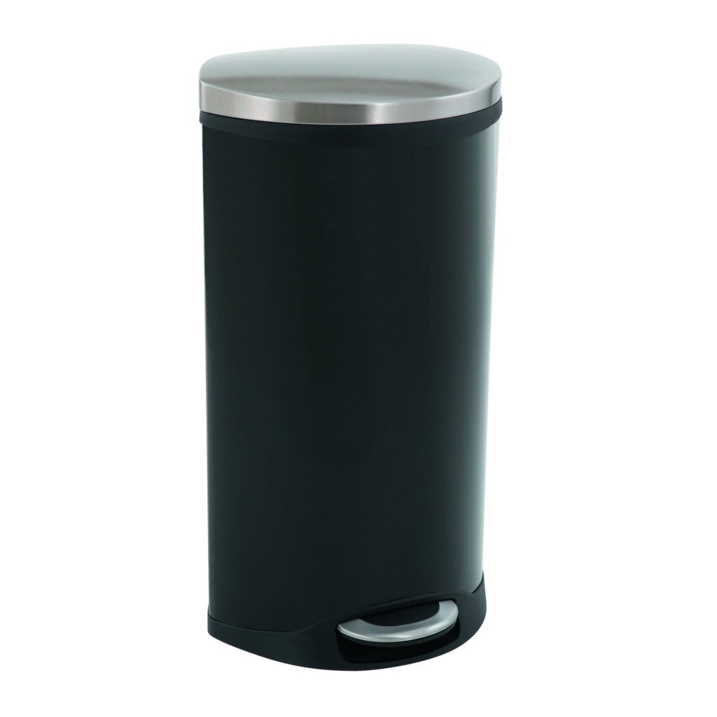 Eko eko shell bin pédal bin 30l noir
