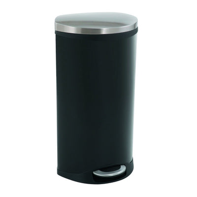 Eko eko shell bin pédal bin 30l noir