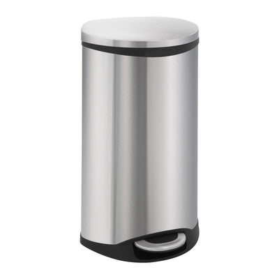 Eko Eko Shell Bin Pédal Bin 30L Matt en acier inoxydable