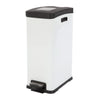 Eko eko se réjouir du seau de pédale 30l blanc
