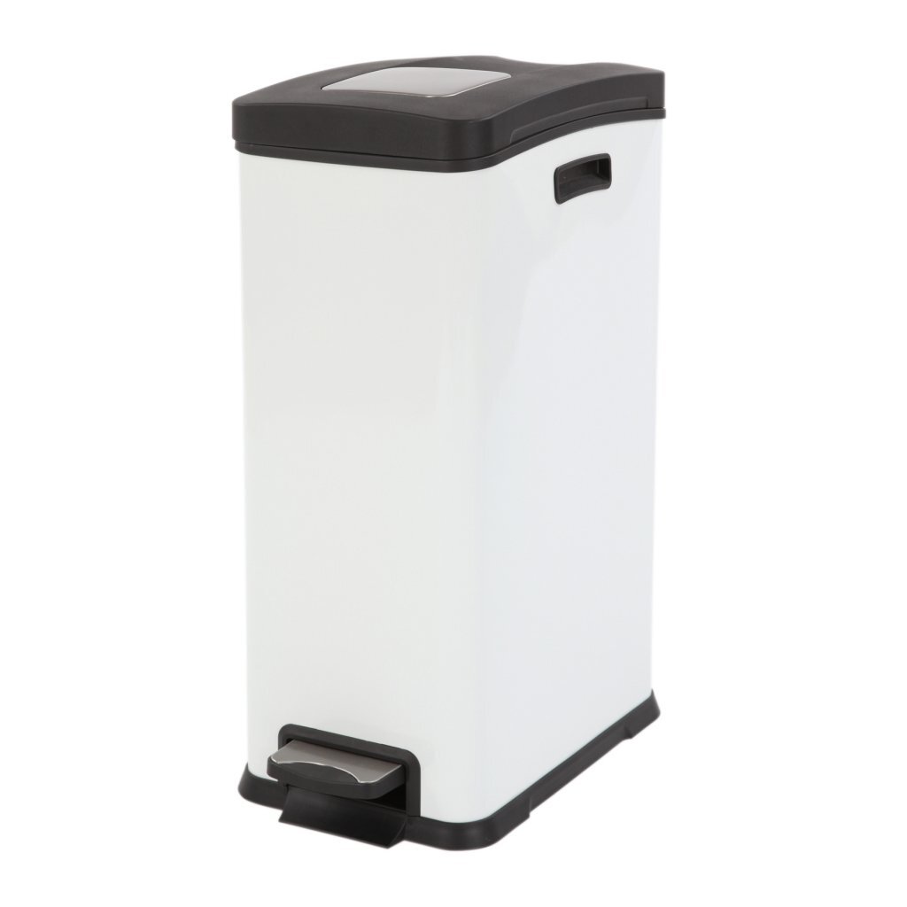 Eko eko se réjouir du seau de pédale 30l blanc