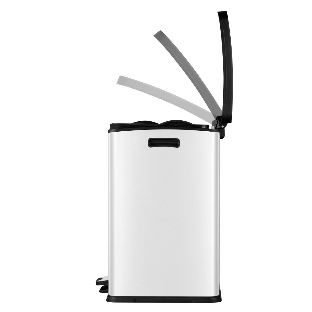 Eko eko se réjouir du seau de pédale 30l blanc