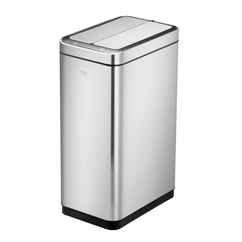 Eko Eko Deluxe Phantom Sensor déchets Bin 30L Mat en acier inoxydable