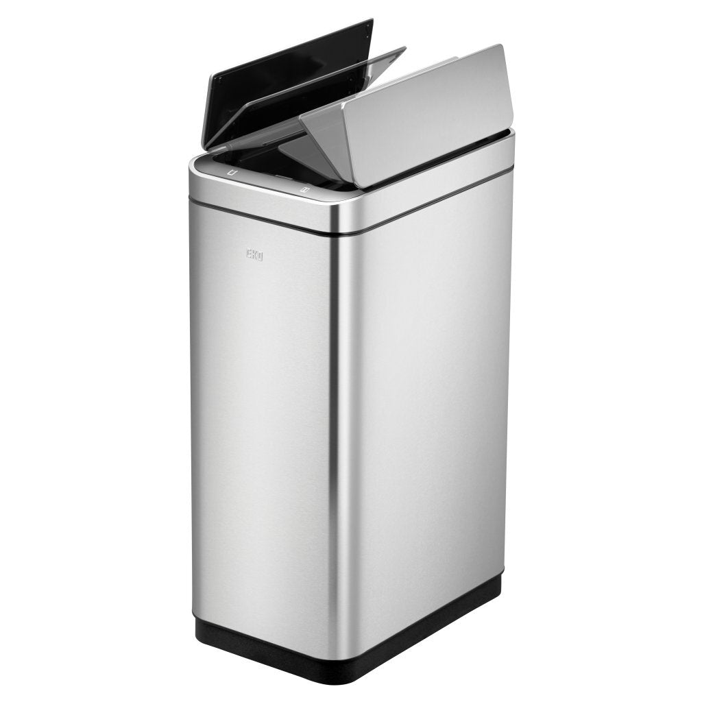 Eko Eko Deluxe Phantom Sensor déchets Bin 30L Mat en acier inoxydable