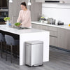 Eko Eko Pedal Bin X-Cube 45 L Matzilverlorge
