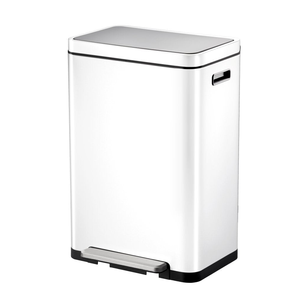 Eko Eko X-Cube Pedal Bin 2x20L White
