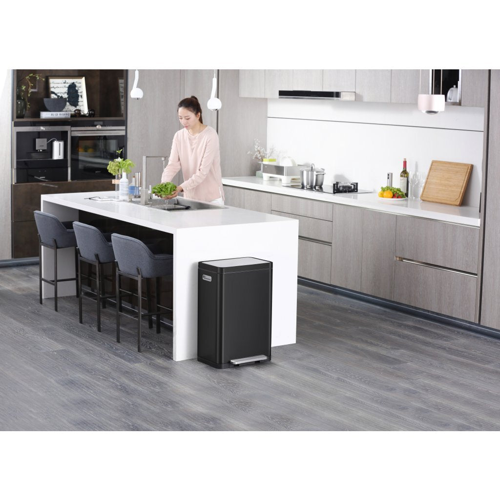 Eko Eko X-Cube Pedal Bin 2x20L Black