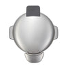 Eko Vepa Bins Belle Deluxe Pédale Bin 3L Black Silver