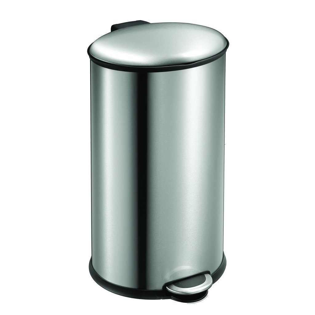Eko Eko Elipse Pedal Bin 40L Mat en acier inoxydable