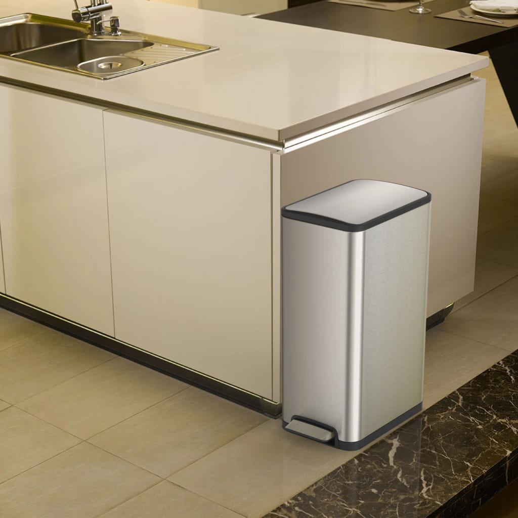 Eko Eko Pedal Bin Ecoslim 2x20 L Matzilverlorge