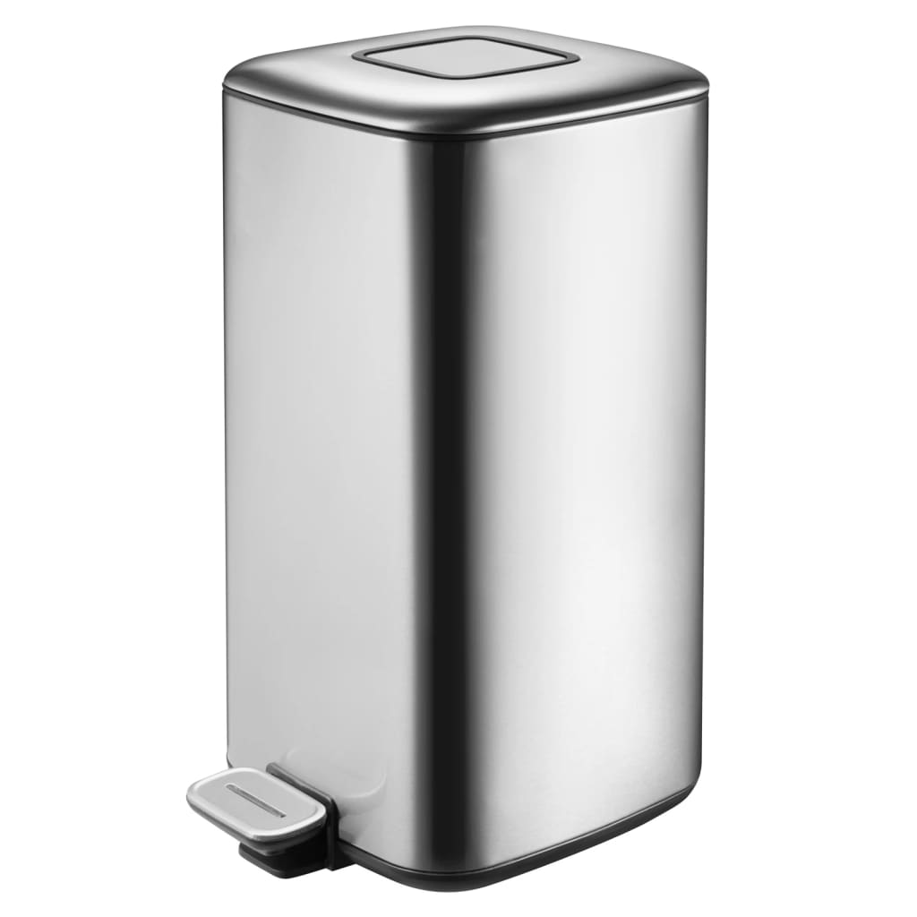 Eko Eko Pedal Bin Rains 20 L Mat Silver Colored