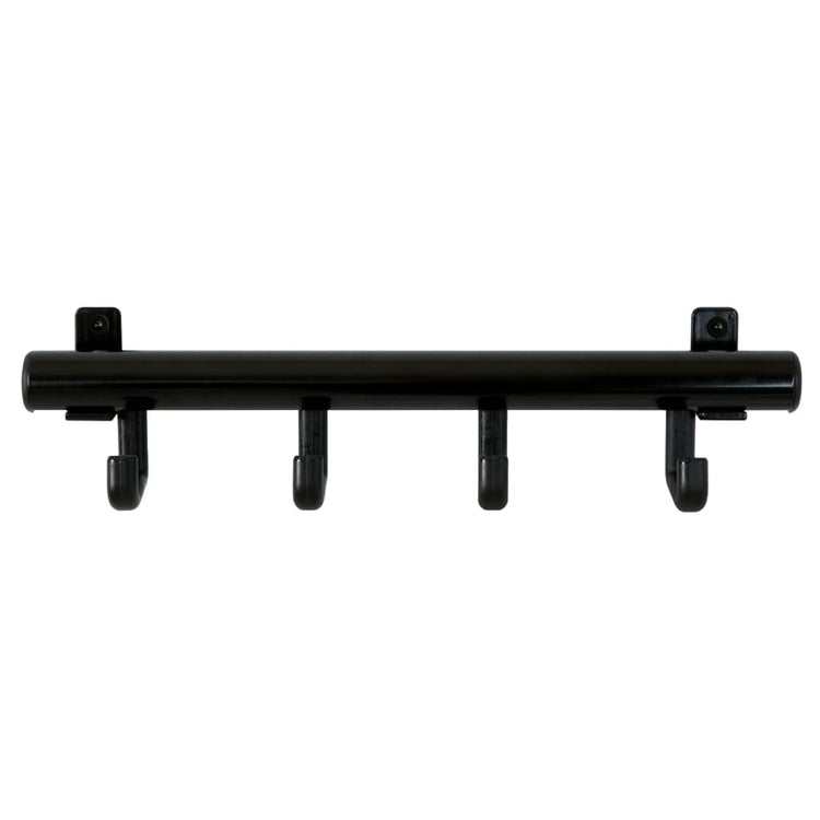 Rack en manteau en V-parts avec 4 haken techno 4 noir