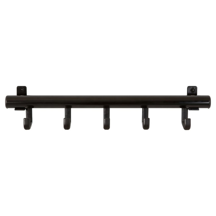 Rack en manteau en V-parts en V avec 5 Haken Techno 5 noir