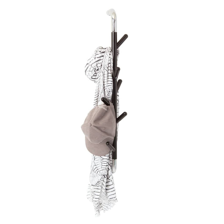Rack en manteau en V-Part avec 8 crochets Linair Black