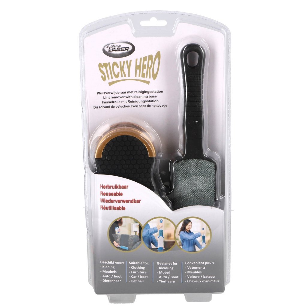 Autres marques Aqua Laser Sticky Hero Clothing Brush Gold Black