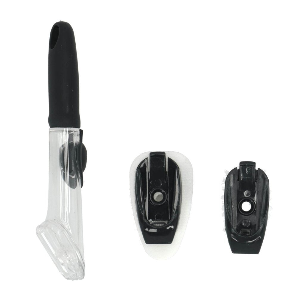 Brosse à lave-vaisselle avec distributeur et éponge