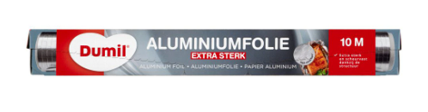 Feuille d'aluminium Dumil 10m super résistante