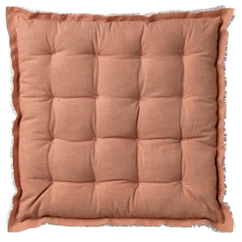 Décor néerlandais décor néerlandais burto chaise coussin 40x40 cm argile en sourdine