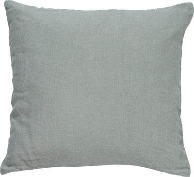 Décoration néerlandaise décor néerlandais coussin décoratif linn 45x45cm 100% lin couleurs jadéites vert clair, y compris coussin intérieur
