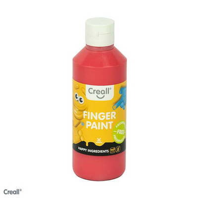 Creall peinture au doigt rouge sans conservation - 250ml