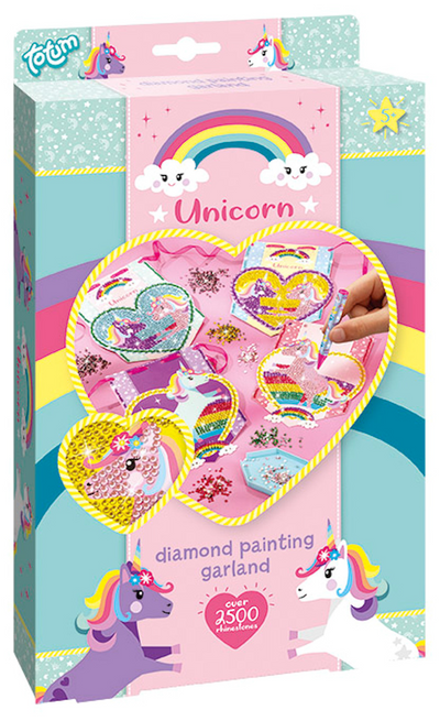 TOTUM UNICORN - Décorez votre propre ligne de drapeau avec des diamants