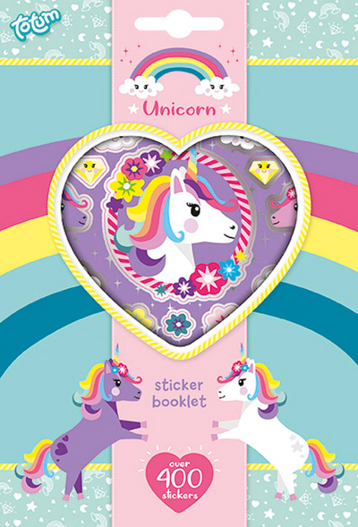 Livret d'autocollant Tottum Unicorn avec autocollants